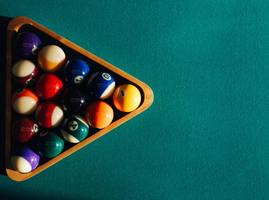 standard pool balls rack min